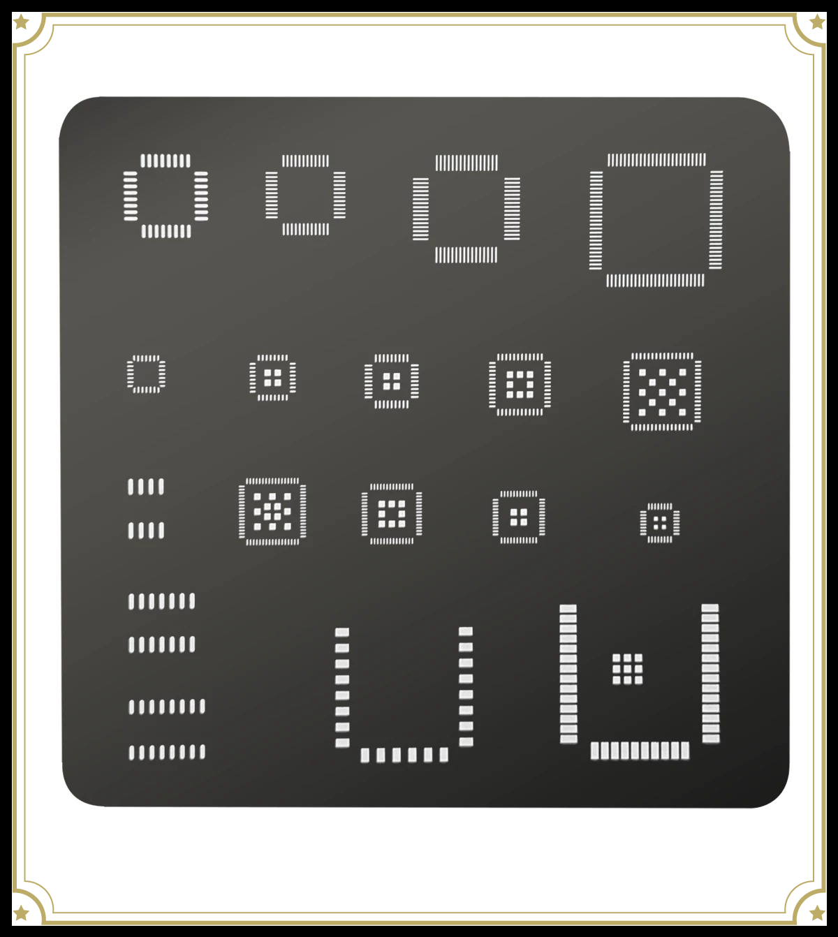 Esp32 - Stencil Universale per IC QFP QFN
