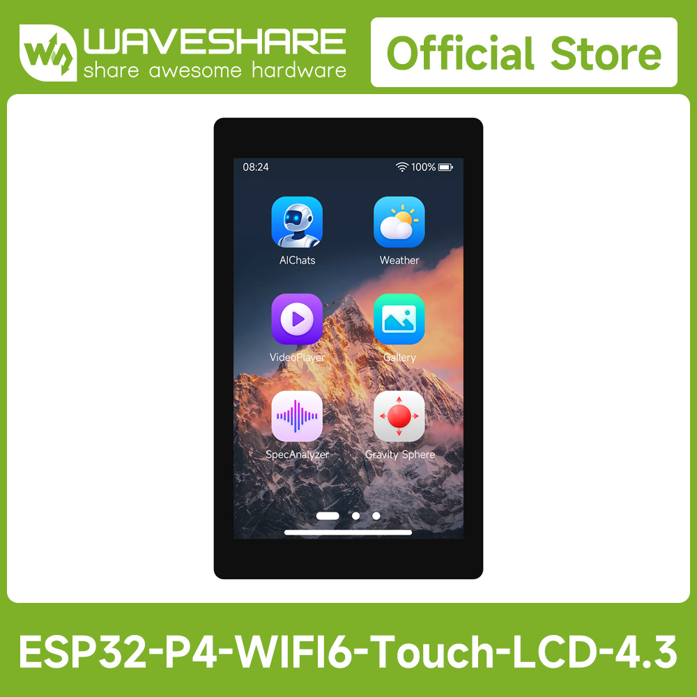 Esp32 Uart Module - Scheda di sviluppo Waveshare ESP32-P4-WIFI6 da