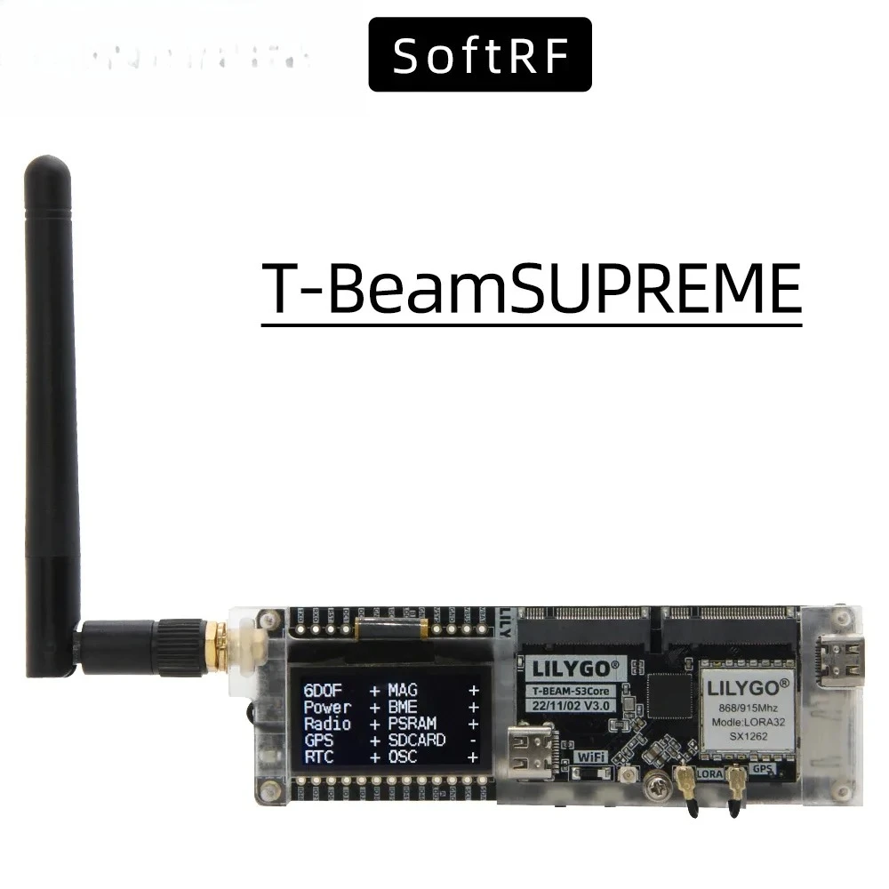 Esp32 - Scheda di sviluppo LILYGO SoftRF T-BeamSUPREME