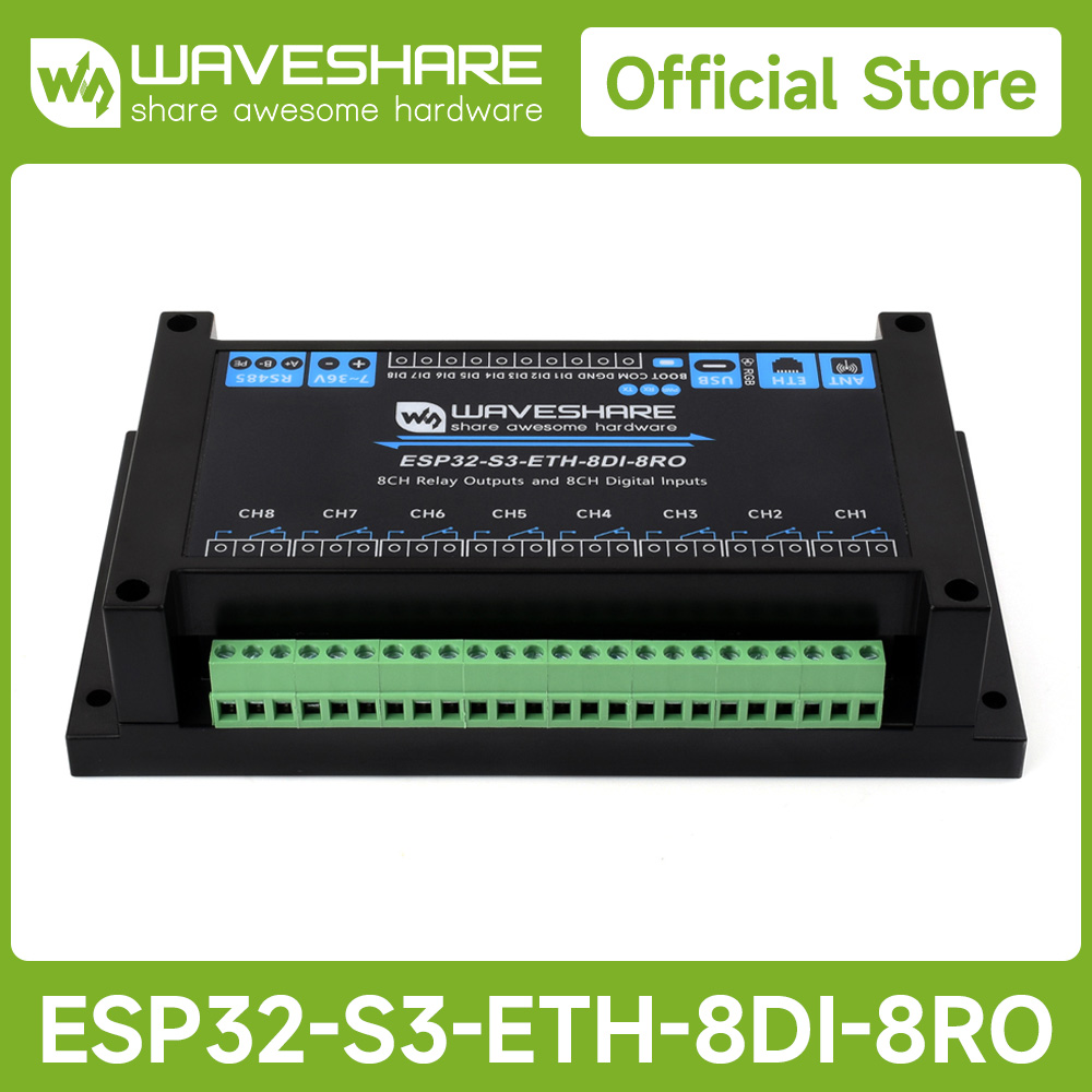 Waveshare Modulo relè WiFi ind - Esp32 S3 recensione e prezzo
