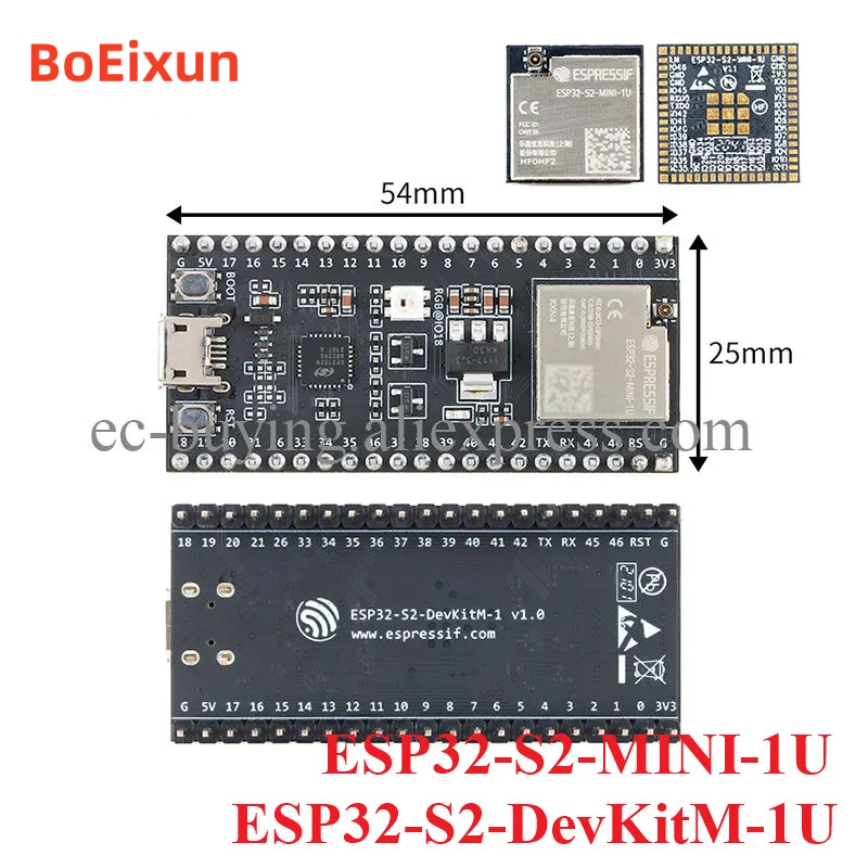 ESP32-S2-DevKitM-1U Scheda di  - Esp32 S2 recensione e prezzo