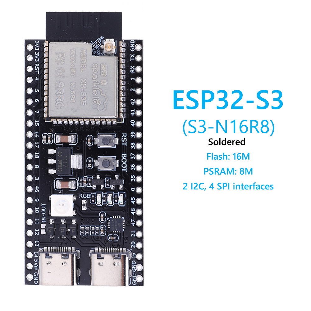 ESP32 S3 N16R8 N8R2 Scheda di  - Esp32 Wifi Bluetooth Module recensione e prezzo