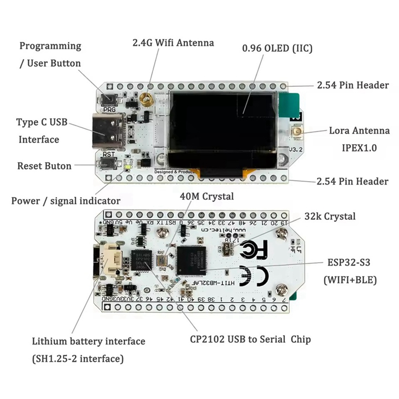 Heltec LoRa32 V3 863-928MHZ ES - Esp32 recensione e prezzo