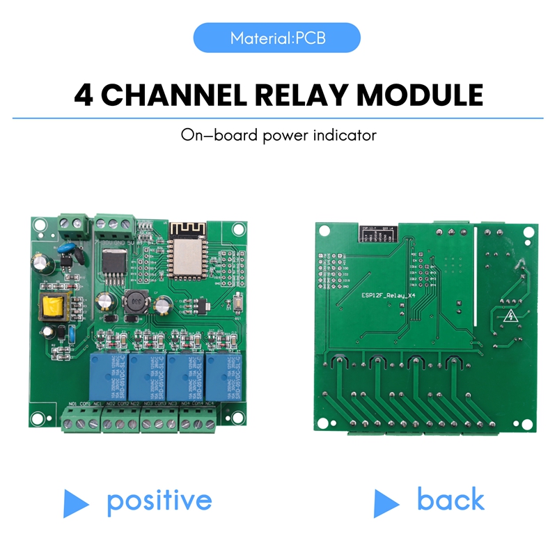 Modulo Relè Wireless WIFI a 4  - Esp8266 recensione e prezzo